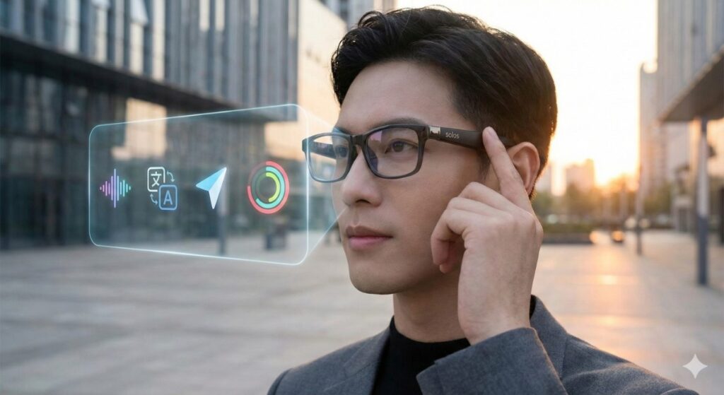 Solos AirGo V2 AI assistant